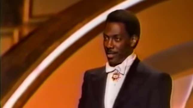 Eddie Murphy calls out Hollywood at 60th Academy Awards in 1988.