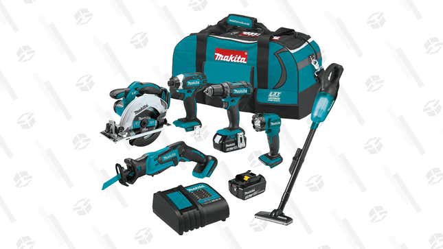 Makita 18-Volt Lithium Ion Six-Piece Kit | $300 | Home Depot