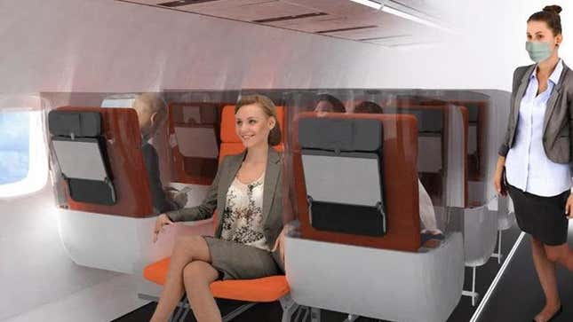 Image for article titled This Italian Company Thinks It knows What Post-Pandemic Airplane Cabins Will Look Like