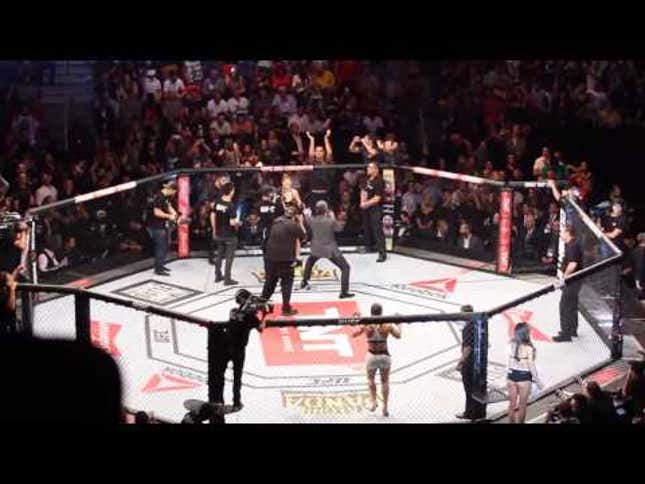 Enjoy This Great Fan-Shot Video Of Ronda Rousey Destroying Bethe Correia