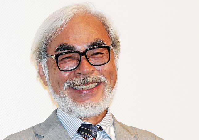 Image for article titled Hayao Miyazaki Asked About Anime When Picking Up Trash