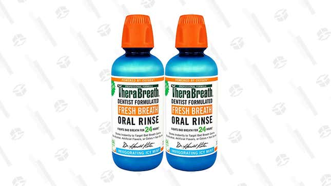 TheraBreath 16oz Mouth Wash (2-Pack, Icy Mint) | $10 | Amazon | Clip coupon