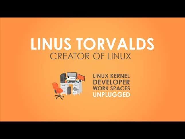 Linus Torvalds' Home Office (with Walking Desk and 3D Printer)