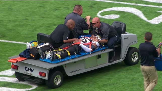 Saints Cornerback P.J. Williams Carted Off The Field After Colliding With Opponent