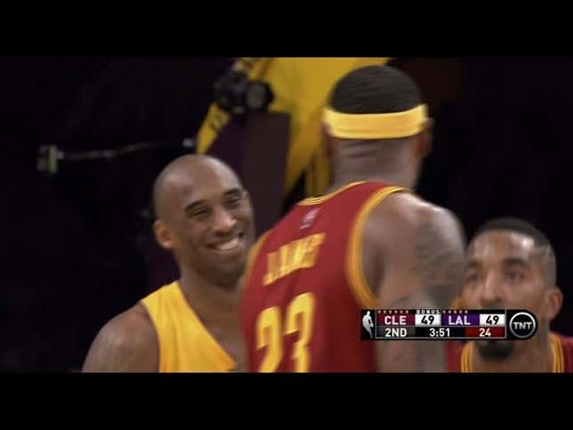 Kobe And LeBron Spent A Great Game Being Old And Having Fun