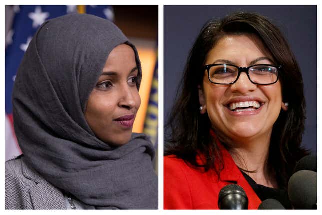 Rep. Ilhan Omar and Rep. Rashida Tlaib