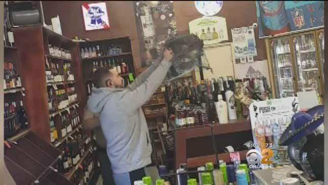 Peacock Who Needs to Pace Herself Trashes L.A. Liquor Store