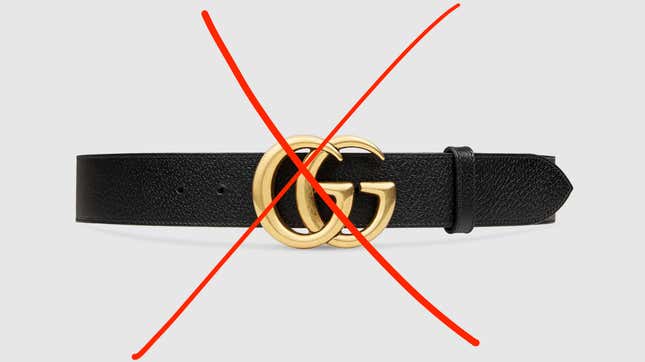 How to spot if your boyfriend is wearing a fake Gucci belt