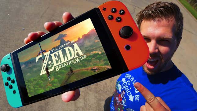 Man Drops Nintendo Switch On Concrete 11 Times, For Science