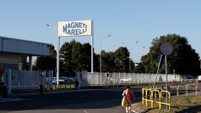 Image for article titled FCA Offloads Parts Supplier Magneti Marelli For $6.5 Billion