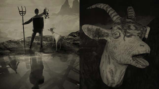 If your game has goats, especially of the beheaded-yet-still-talking variety, I’m gonna love it. Just saying.