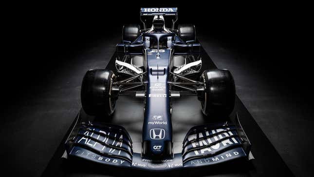 Image for article titled AlphaTauri&#39;s 2021 F1 Car Looks A Lot Like Its Last One, Which Is A Good Thing