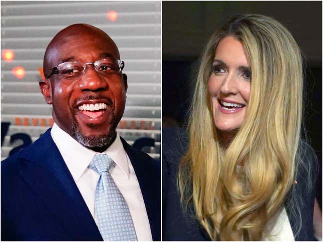 Image for article titled All&#39;s Fair in Love and Warnock? Georgia Senate Race Heats Up as Sen. Kelly Loeffler Unleashes Attacks Against Reverend