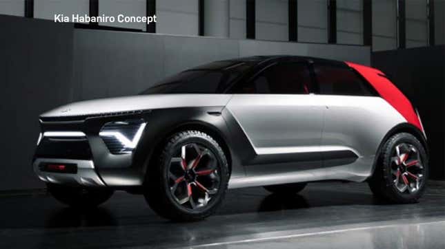 Image for article titled The Kia Habaniro Concept Has an Absurd Name But Looks Hot