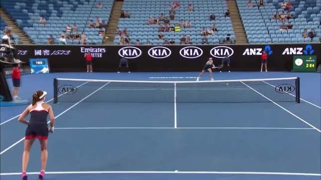No One Was Awake For The Australian Open's Electrifying Bird-Poop Match
