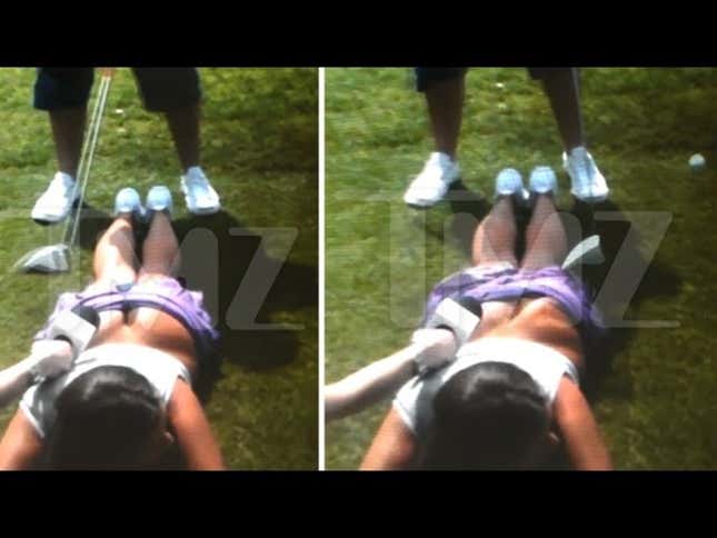 Here's Video Of The Botched "Golf Tee In Butt" Stunt At A Playboy Event