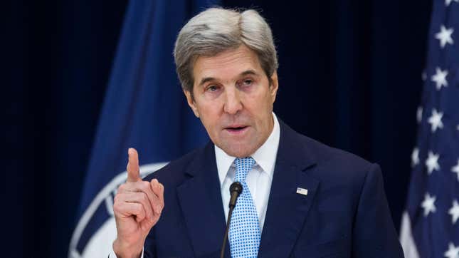Image for article titled John Kerry Should Have Left in the 'Fucking'