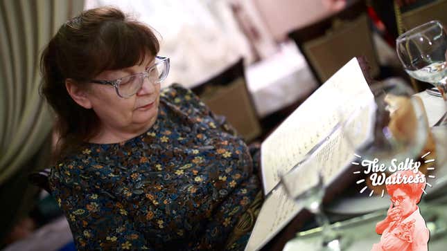 Image for article titled Ask The Salty Waitress: Can I ask my customer whether her spouse died?