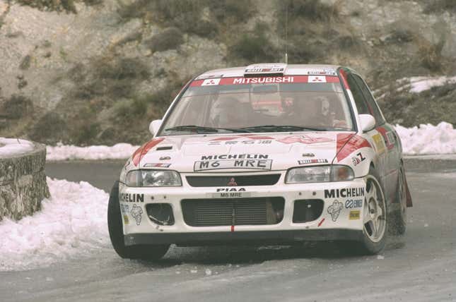 Aghini Andrea and Farnocchia Sauro in the ‘95 Monte.