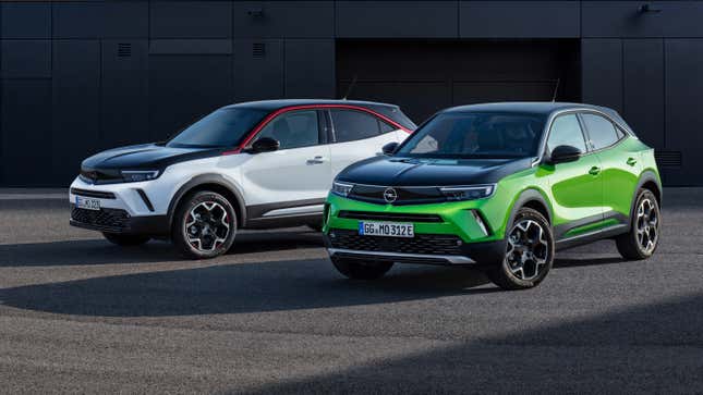 Image for article titled Opel Will Risk Becoming A 'Hello, Fellow Kids' Meme To Sell You A Mokka-E