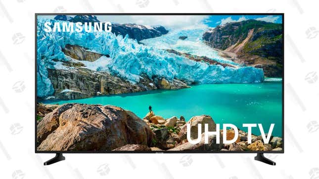 Samsung 43&quot; 4K HDR TV | $230 | Best Buy
Samsung 50&quot; 4K HDR TV | $350 | Best Buy
Samsung 70&quot; 4K HDR TV | $550 | Best Buy
Samsung 75&quot; 4K HDR TV | $750 | Best Buy