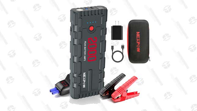 NEXPOW Car Jump Starter with USB Quick Charge 3.0 | $59 | Amazon