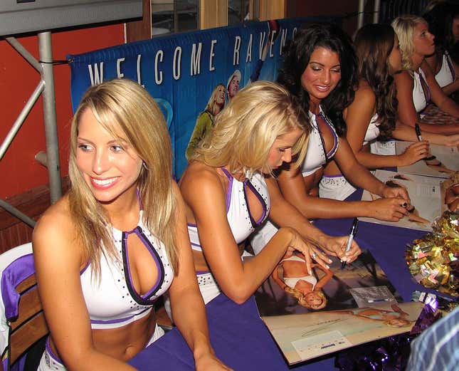 Image for article titled NFL Cheerleading Is A Scam: A Former Ravens Cheerleader Tells All