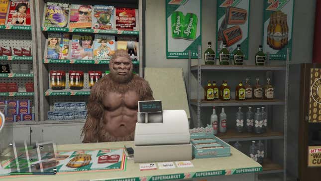 Hello, welcome to Bigfoot’s store. 