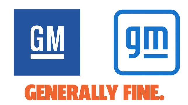 Image for article titled Before You Trash GM&#39;s New Logo Remember That The Old One Kinda Sucked, Too