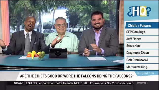 Bomani Jones Treats Us To A Litany Of Atlanta Falcons Failure<em></em>