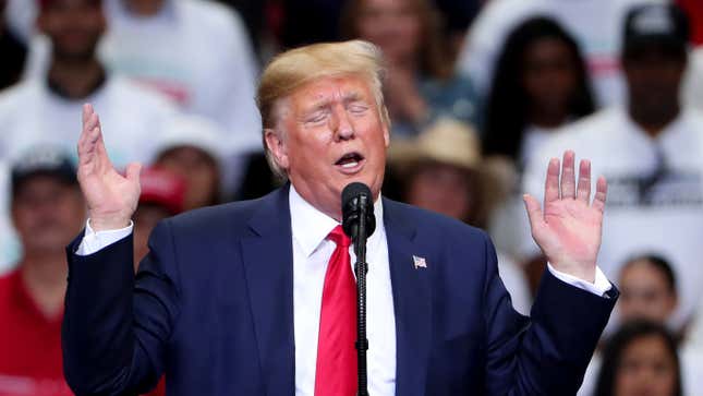 Image for article titled We Now Know The Makeup Brand Donald Trump Uses to Get His Face So Orange