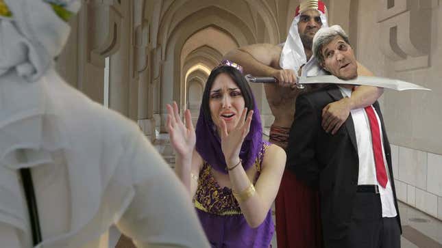 Image for article titled Lovestruck Arabian Princess Begs Father To Spare John Kerry’s Life