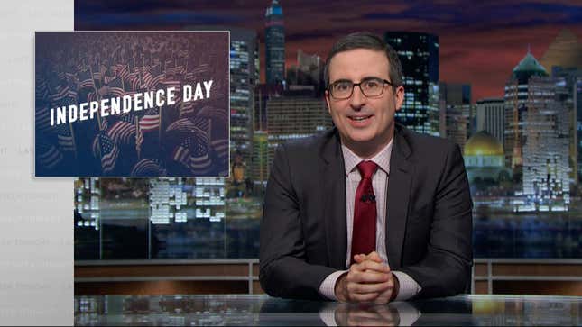 John Oliver Wishes Us a Happy Fourth Of July, Reminds Us Our Accents Suck