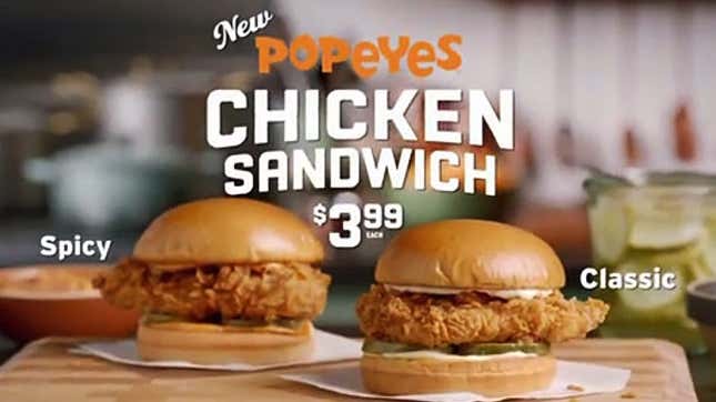 Image for article titled Guys, Um, It’s True: Popeyes Has the Best Fast Food Fried Chicken Sandwich and It Ain’t Even Close