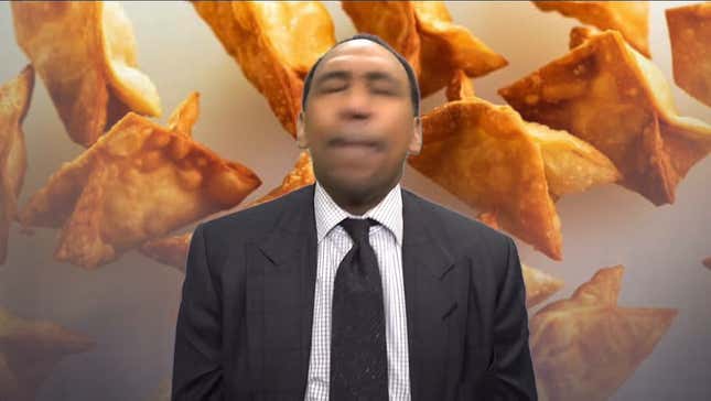 Stephen A. Smith Provides The Gift Of Himself Shouting Catchphrases In Front Of A Green Screen