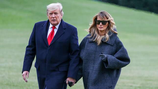 Melania Skipped the Coup In Favor of the Important Task of Photographing Fancy Furniture