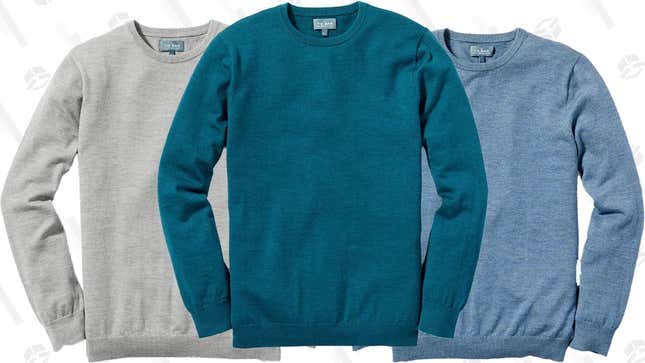 Merino Wool Crewneck Sweater | $36 | The Tie Bar | Use code WFH20