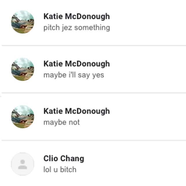 Image for article titled Goodbye to Katie McDonough, Our Very Own Cannibal Witch