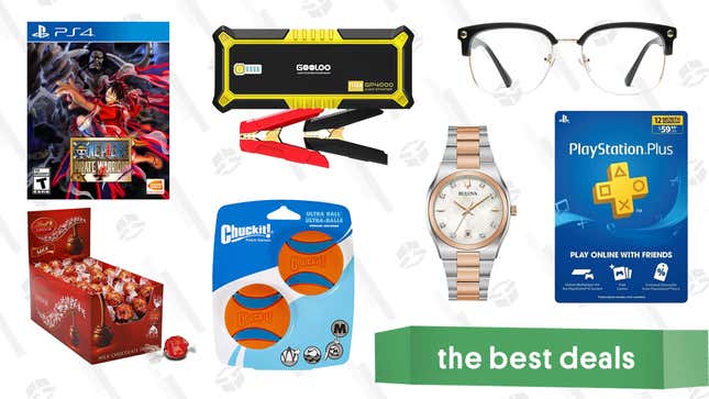 Image for article titled Tuesday&#39;s Best Deals: PlayStation Plus 1-Year Membership, Macy&#39;s Fine Jewelry, Gooloo 4000A Jump Starter, RAVPower 10W Wireless Charger, and More