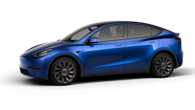 Image for article titled The 2020 Tesla Model Y Performance Gets An Official EPA Rated 315 Miles Of Range