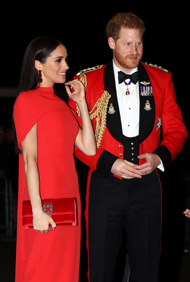 Image for article titled Harry and Meghan Royally Stunt One Last Time