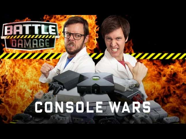 Bad Men Destroy 12 Retro Consoles, Film It
