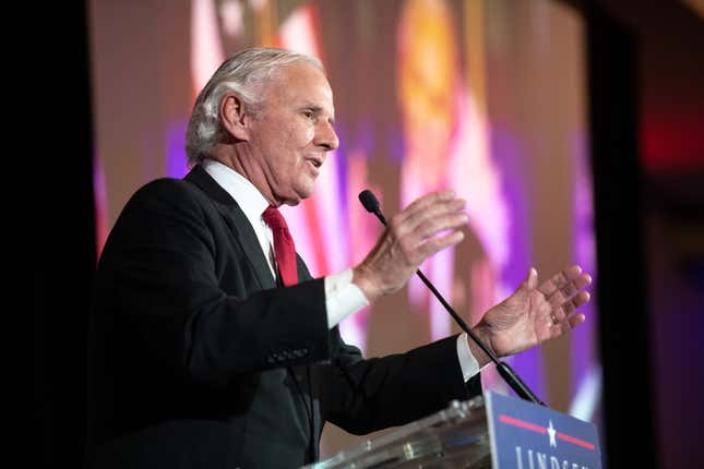 South Carolina Governor Henry McMaster Triple Chinned Up on a Thursday Afternoon 