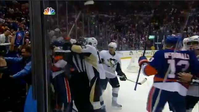 Kris Letang Cross-Checked A Linesman. That's A Suspension...Right?