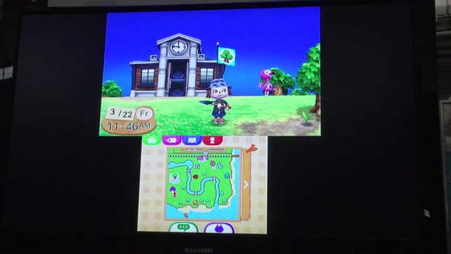 15 Minutes of the English Version of <em>Animal Crossing: New Leaf</em>. Let's Go Swimming!