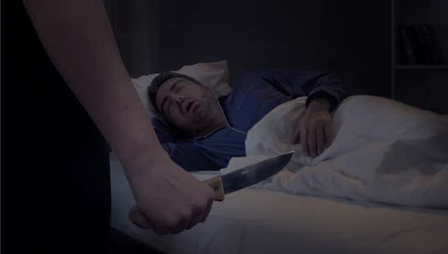Image for article titled Report: Snoring May Increase Risk Of Having Throat Slit During Night By Loved One