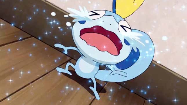 A Sobble cries.