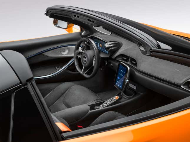A shot of the interior of the 2025 Artura Spider.