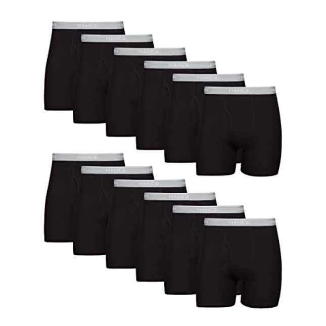 Image for article titled Hanes Men Hanes Boxer Briefs, Now 11% Off