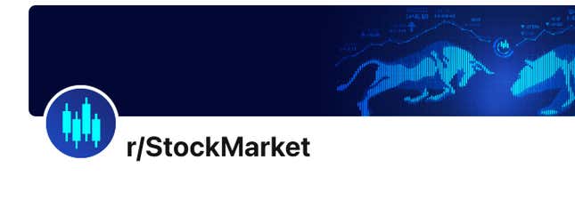 Die Homepage von r/StockMarket.